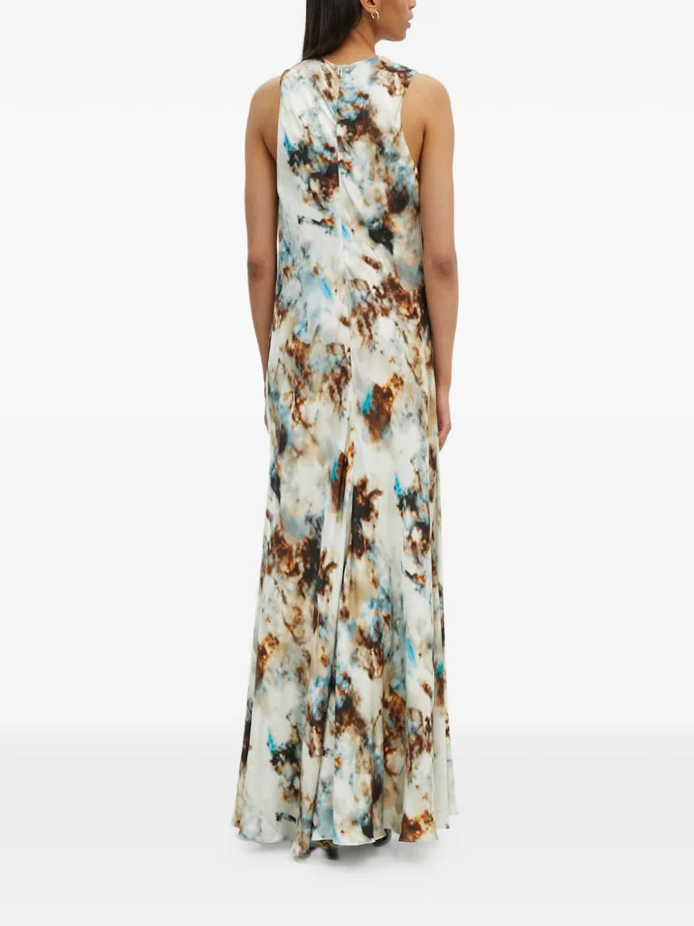 Gestuz Draped Detail Sleeveless Maxi Dress