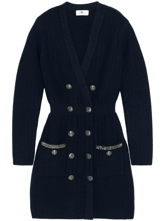 Elisabetta Franchi Boucle Coat Dress