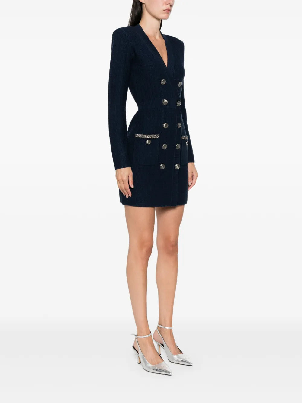 Elisabetta Franchi Boucle Coat Dress