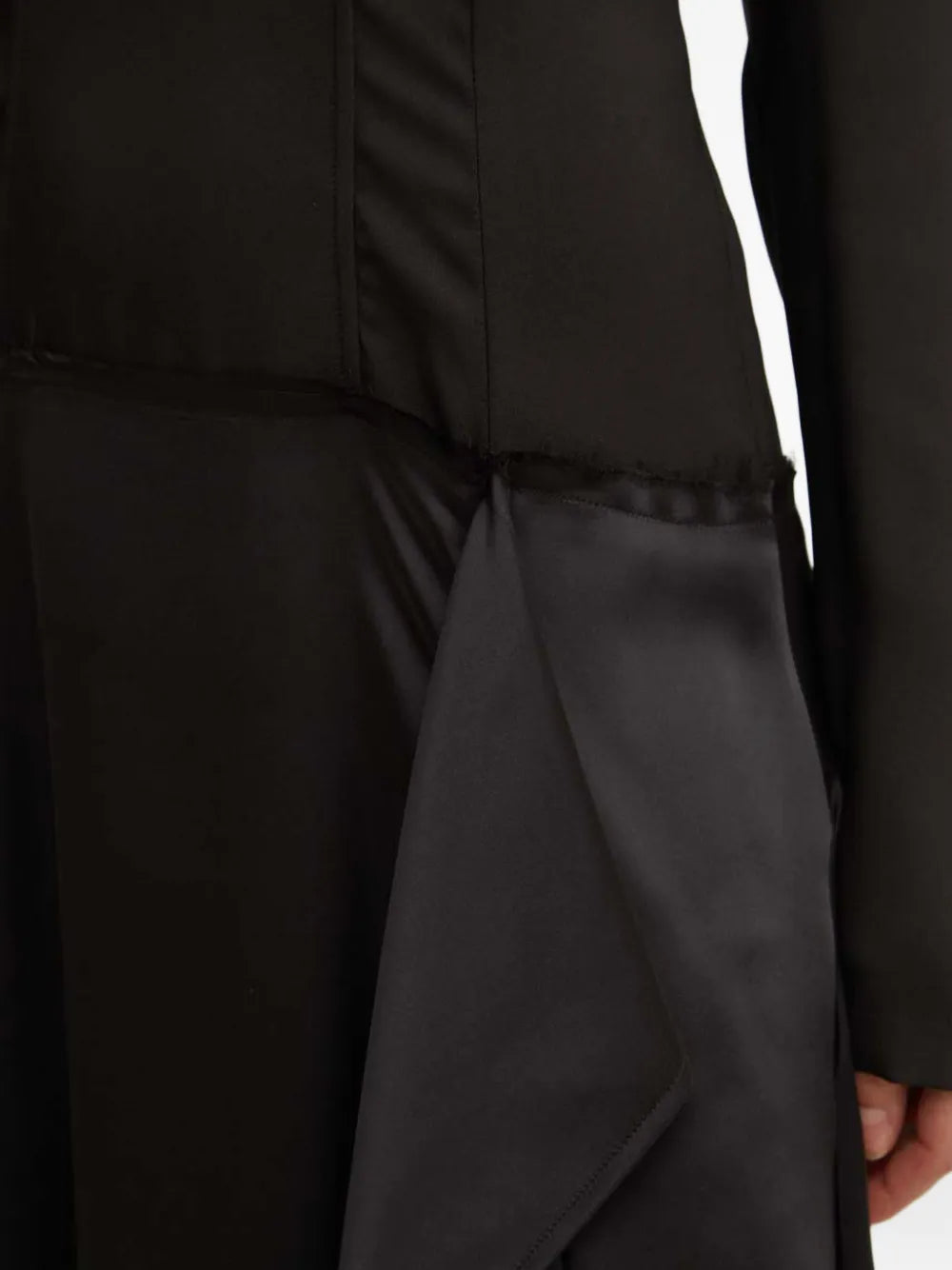 Moschino Jeans Long Sleeve Split Midi Dress