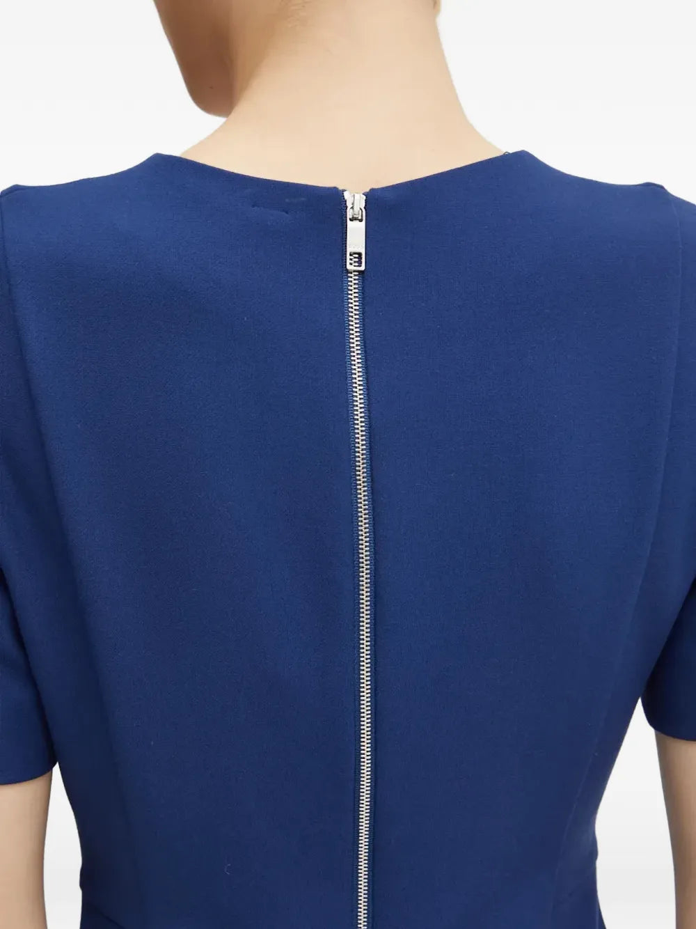 Boss V Neck Zip Mini Dress