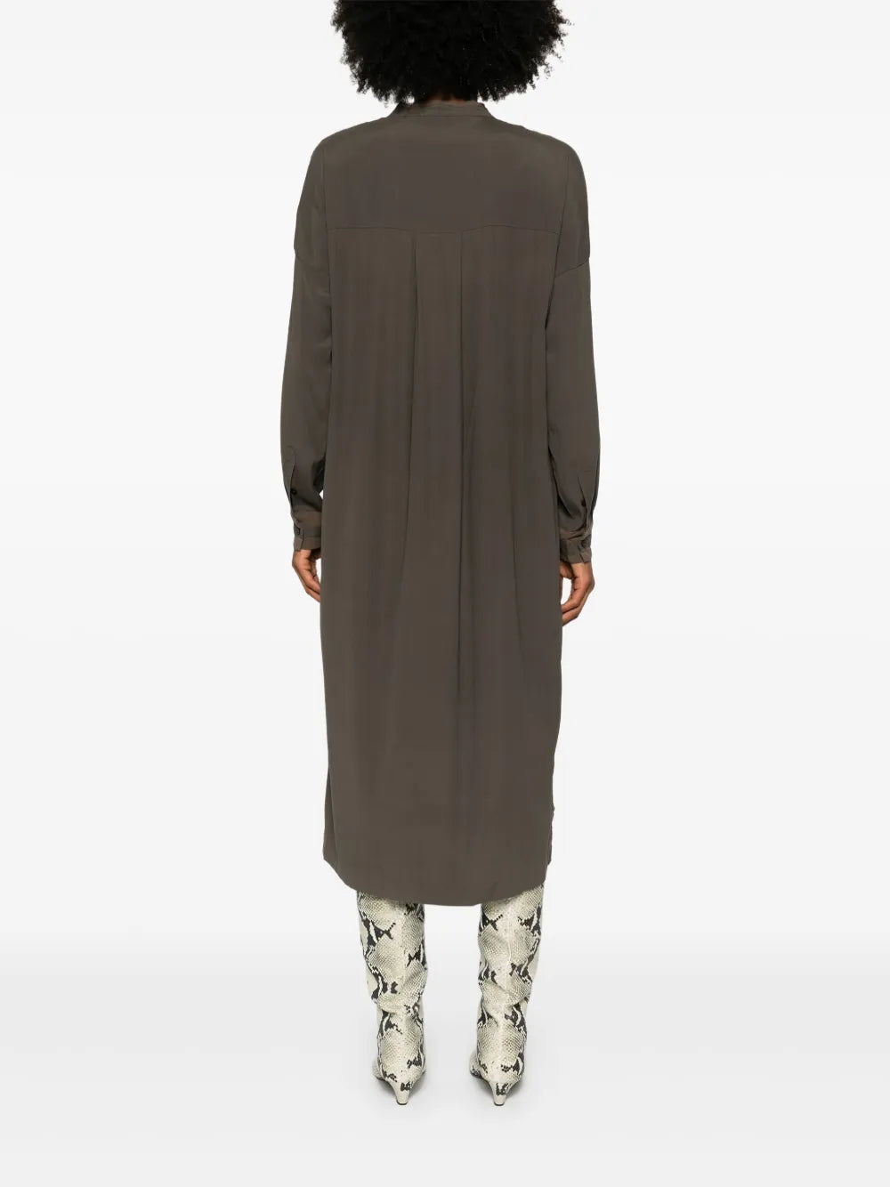 Kristensen Du Nord Satin Shirt Dress
