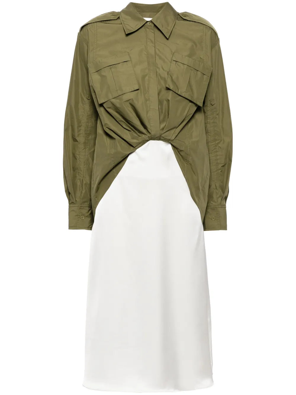 31 Phillip Lim Draped Shirt Dress