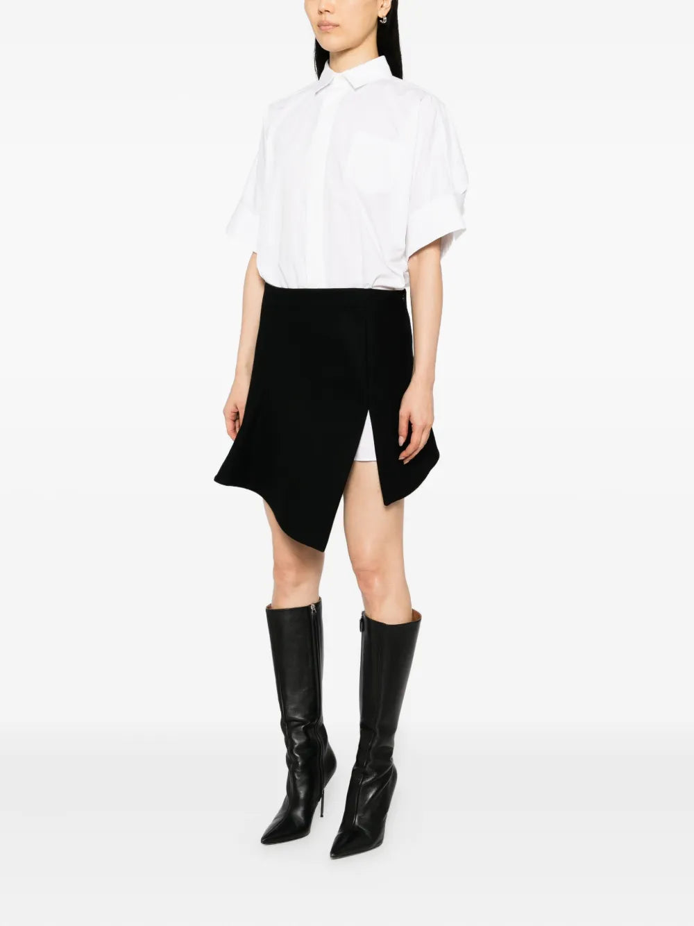 Sacai Asymmetric Hem Dress