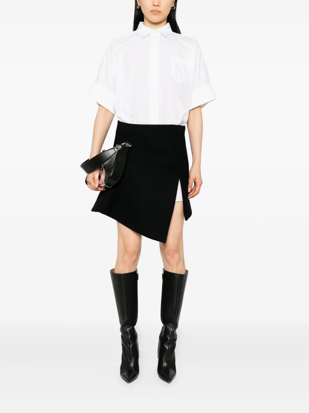 Sacai Asymmetric Hem Dress