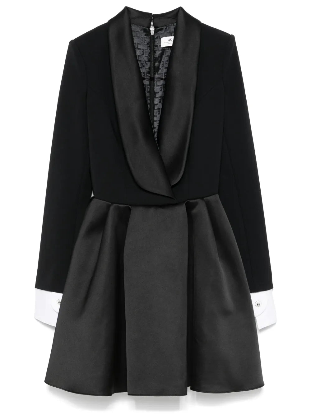 Elisabetta Franchi Pleated Mini Dress