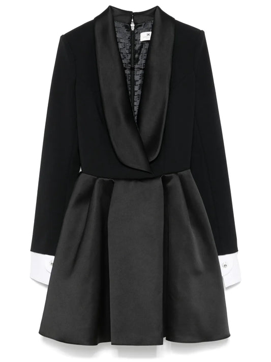Elisabetta Franchi Pleated Mini Dress