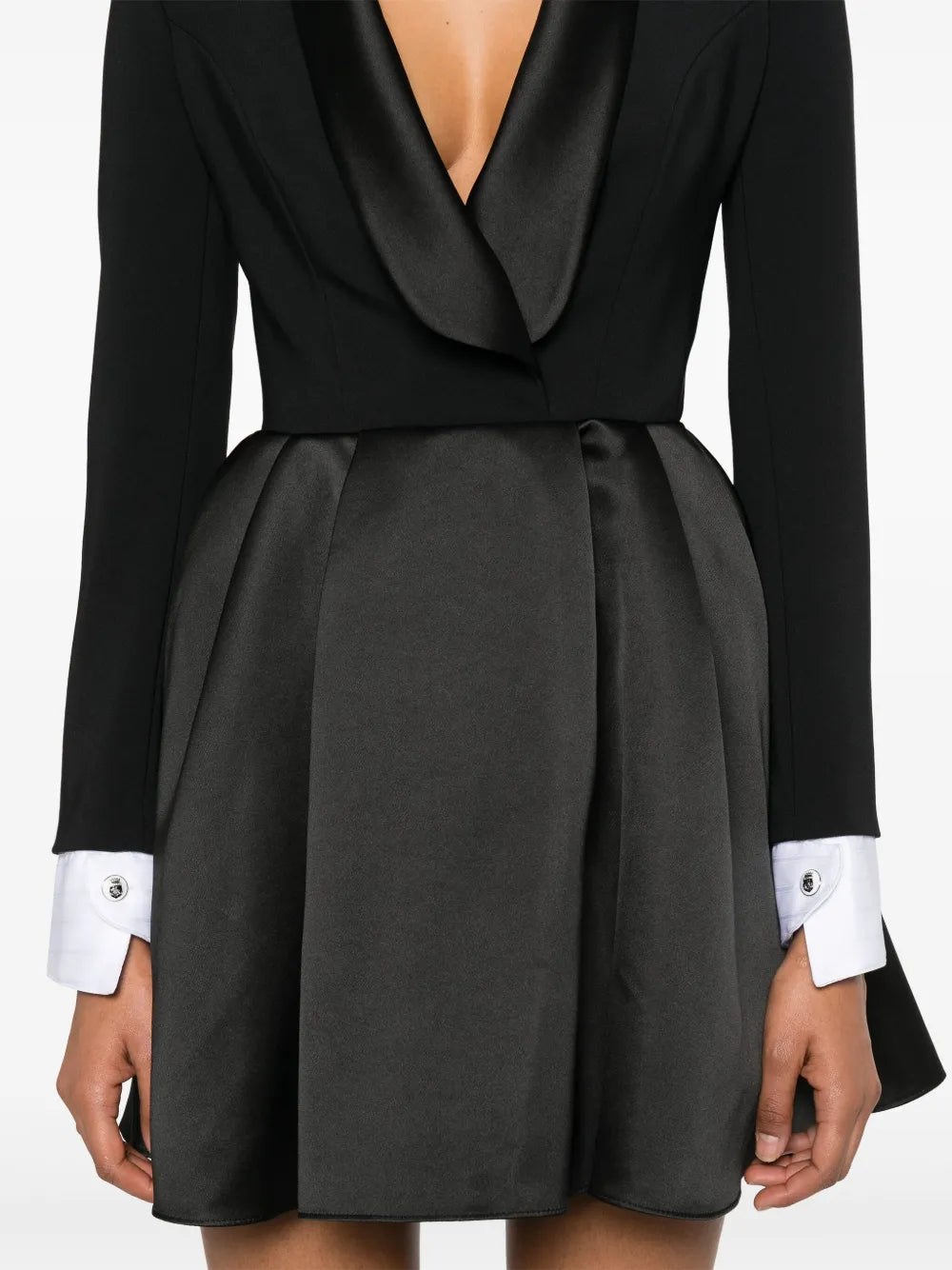 Elisabetta Franchi Pleated Mini Dress