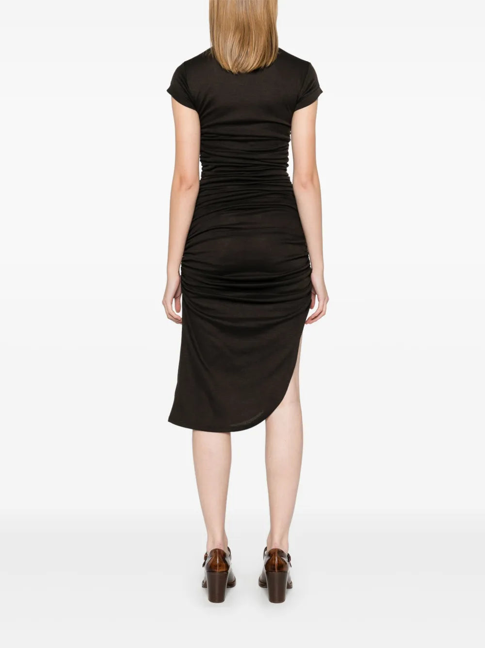 Elena Velez Ruched Mini Dress