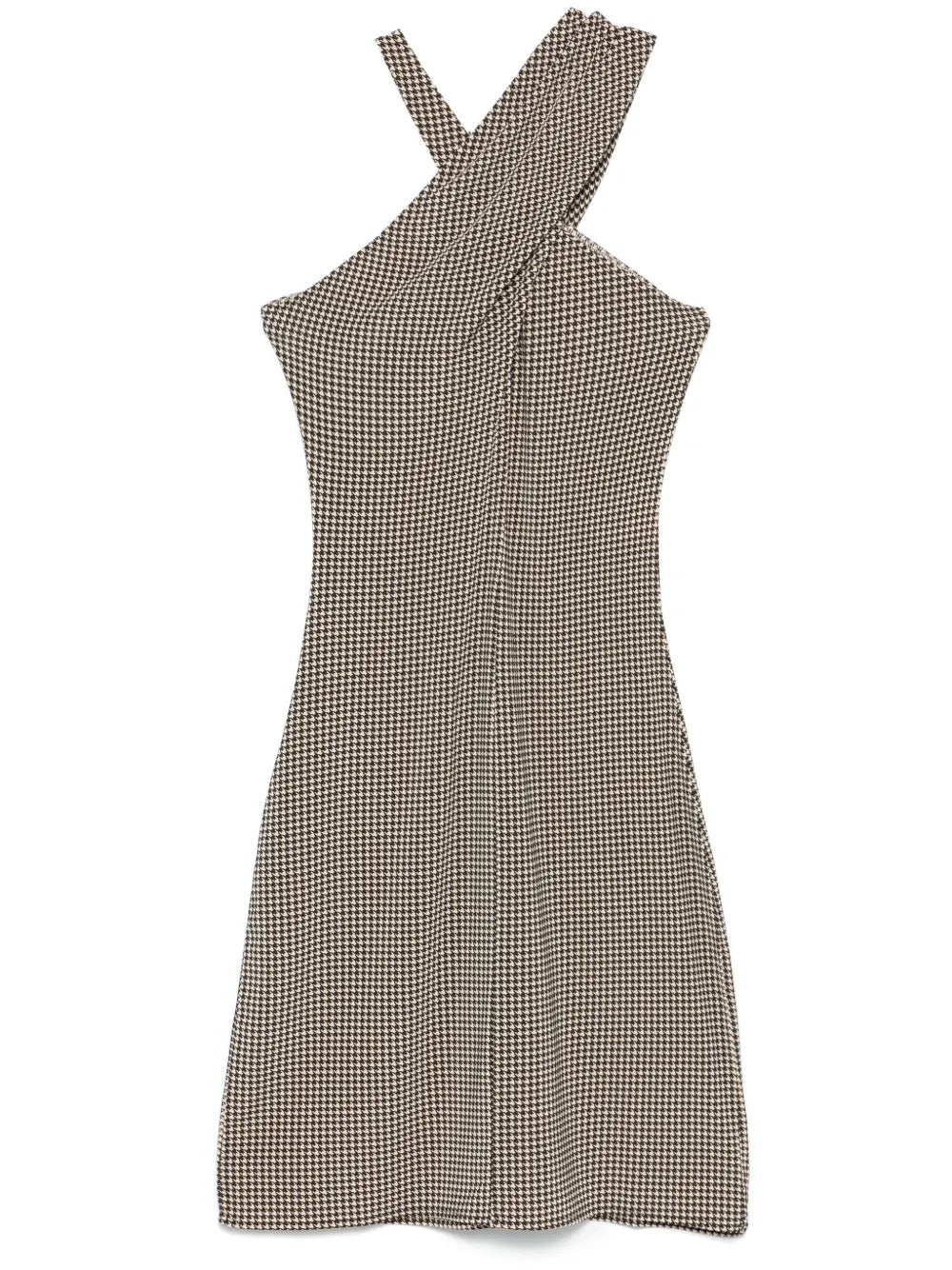 Courreges Criss Cross Jersey Mini Dress