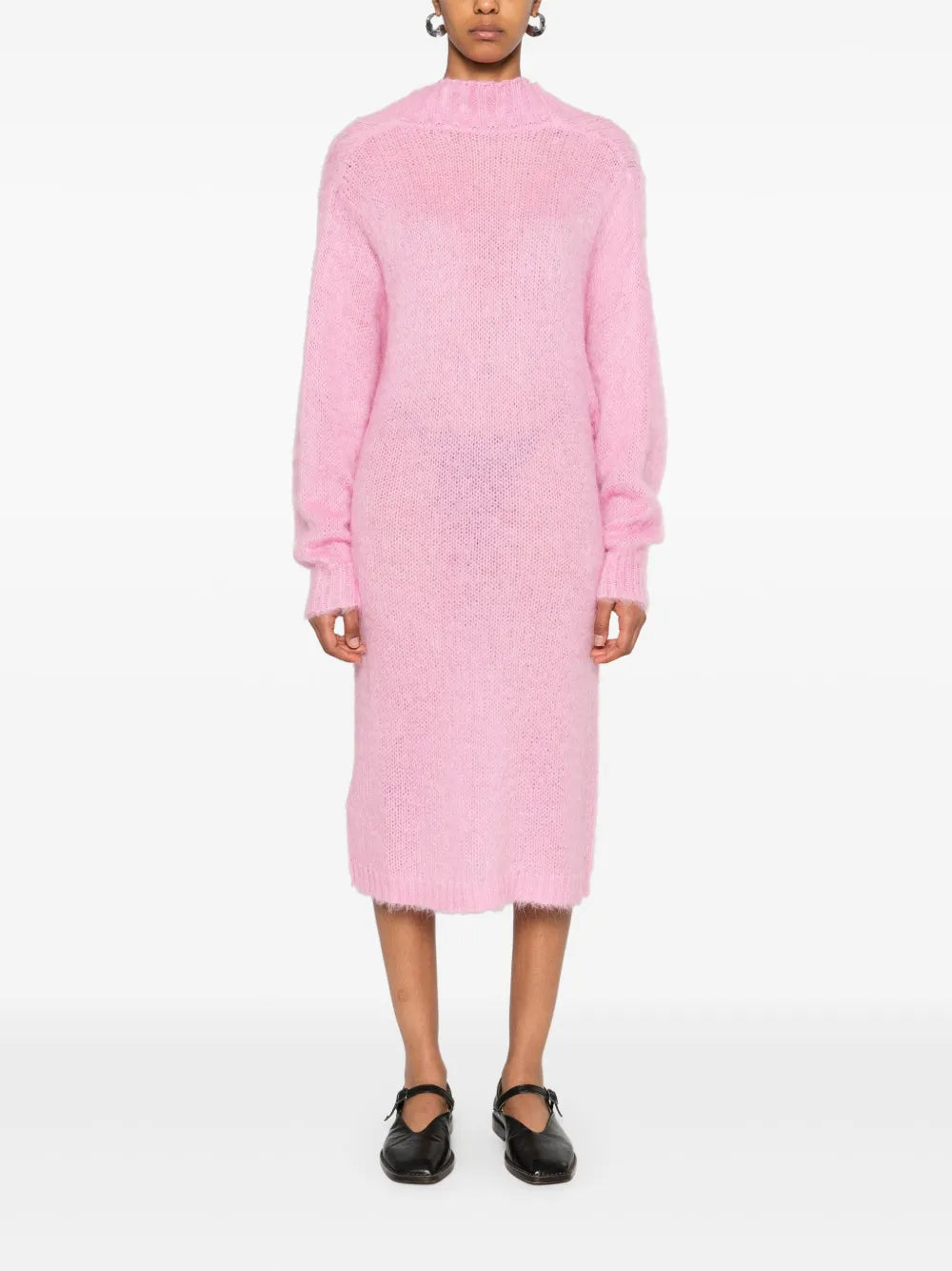 Mm6 Maison Margiela Knitted Midi Dress