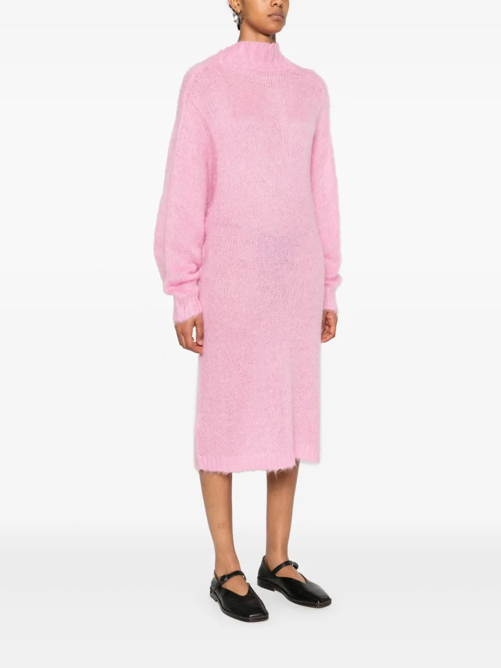 Mm6 Maison Margiela Knitted Midi Dress