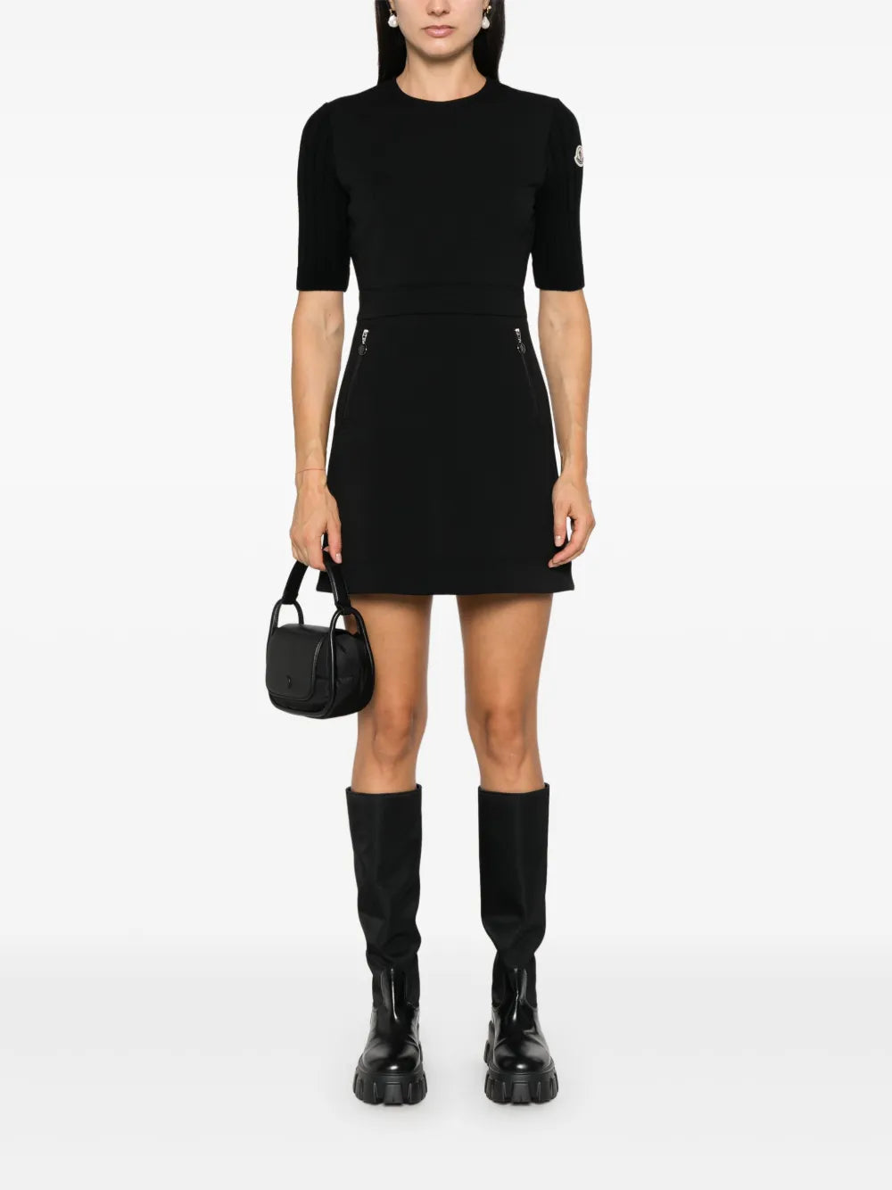 Moncler Flared Mini Dress