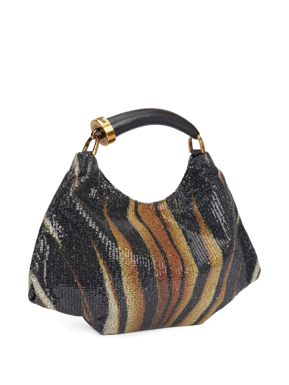Roberto Cavalli Sequin Embellished Shoulder Bag
