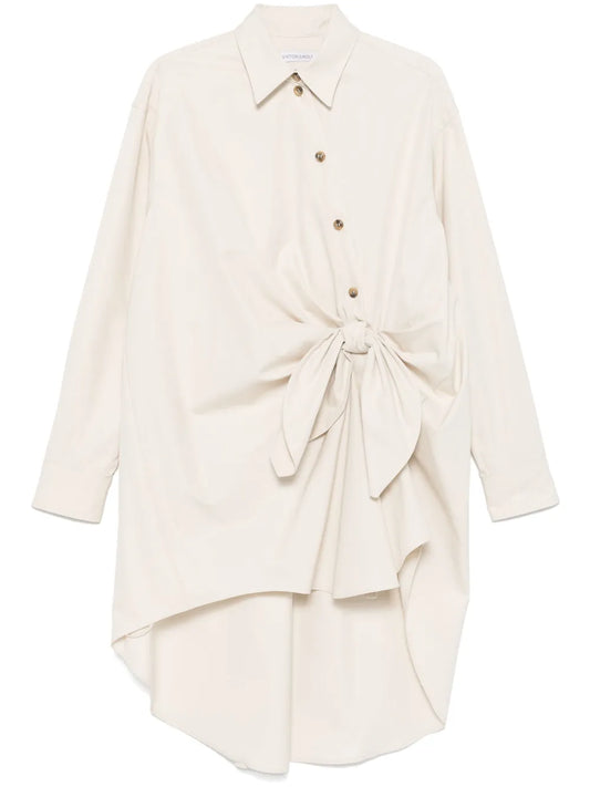 Viktor Rolf Knotted Mini Shirt Dress