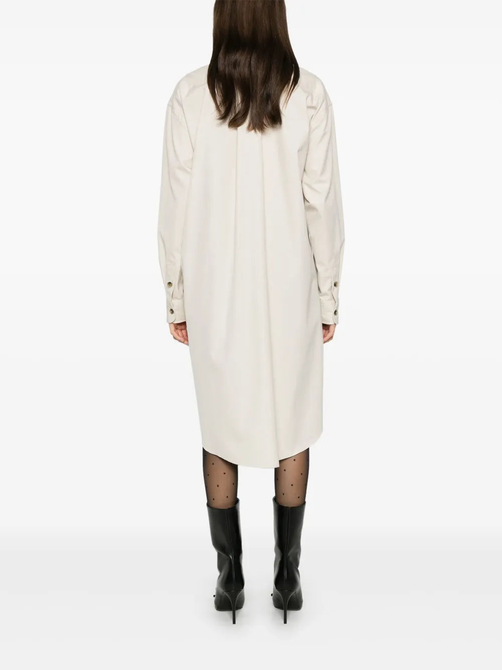 Viktor Rolf Knotted Mini Shirt Dress