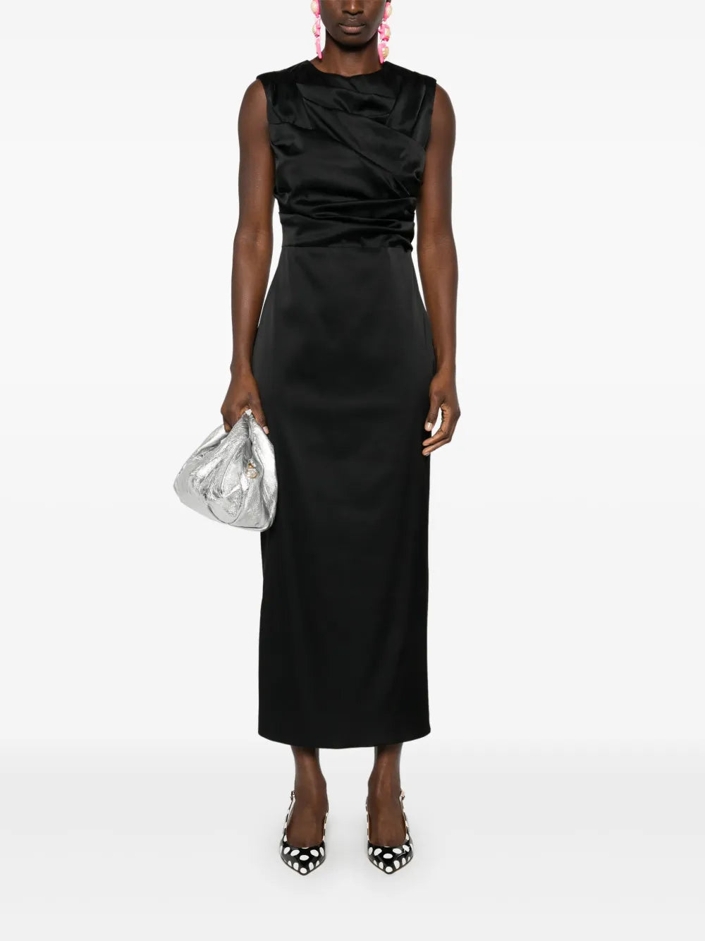 Viktor Rolf Pleated Maxi Dress