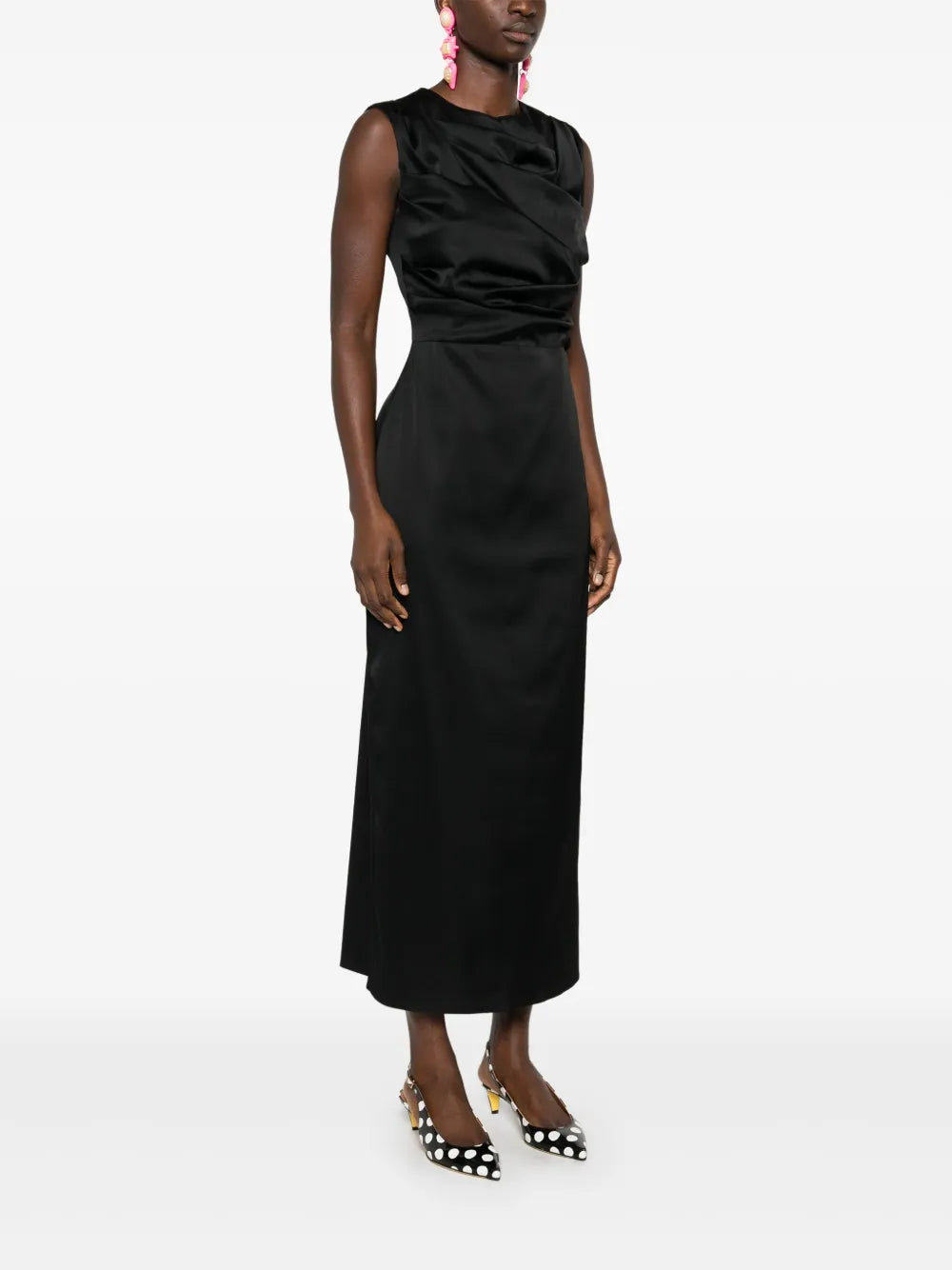 Viktor Rolf Pleated Maxi Dress