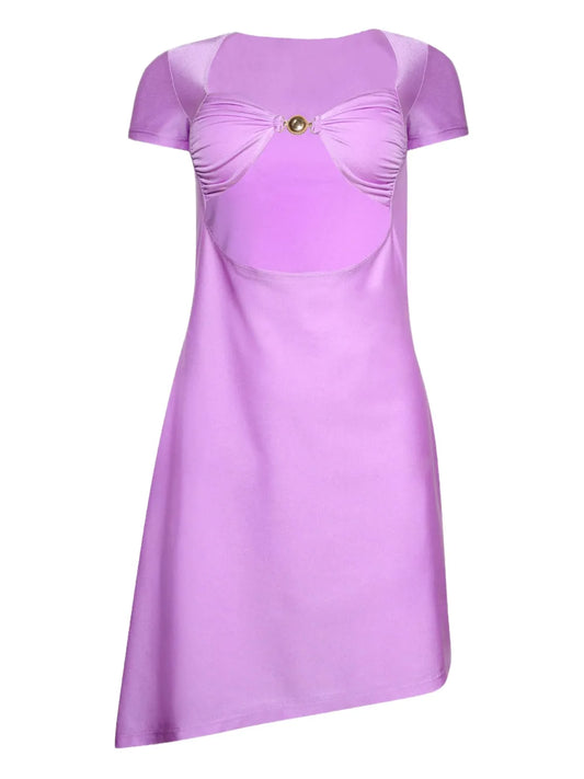 Marine Serre Draped Ring Detail Dress