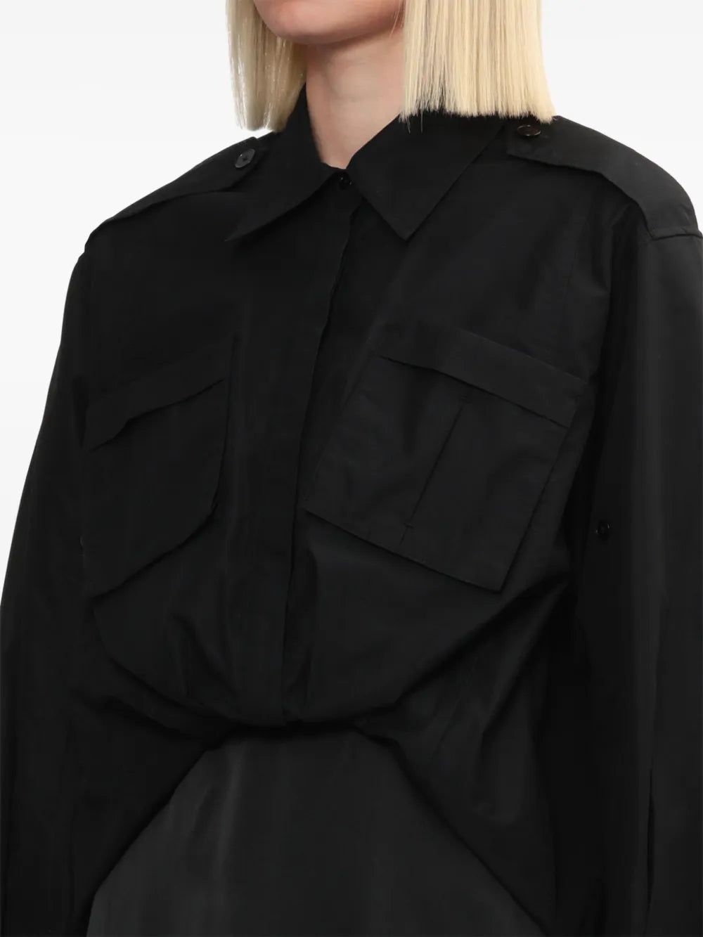 31 Phillip Lim Draped Shirt Dress