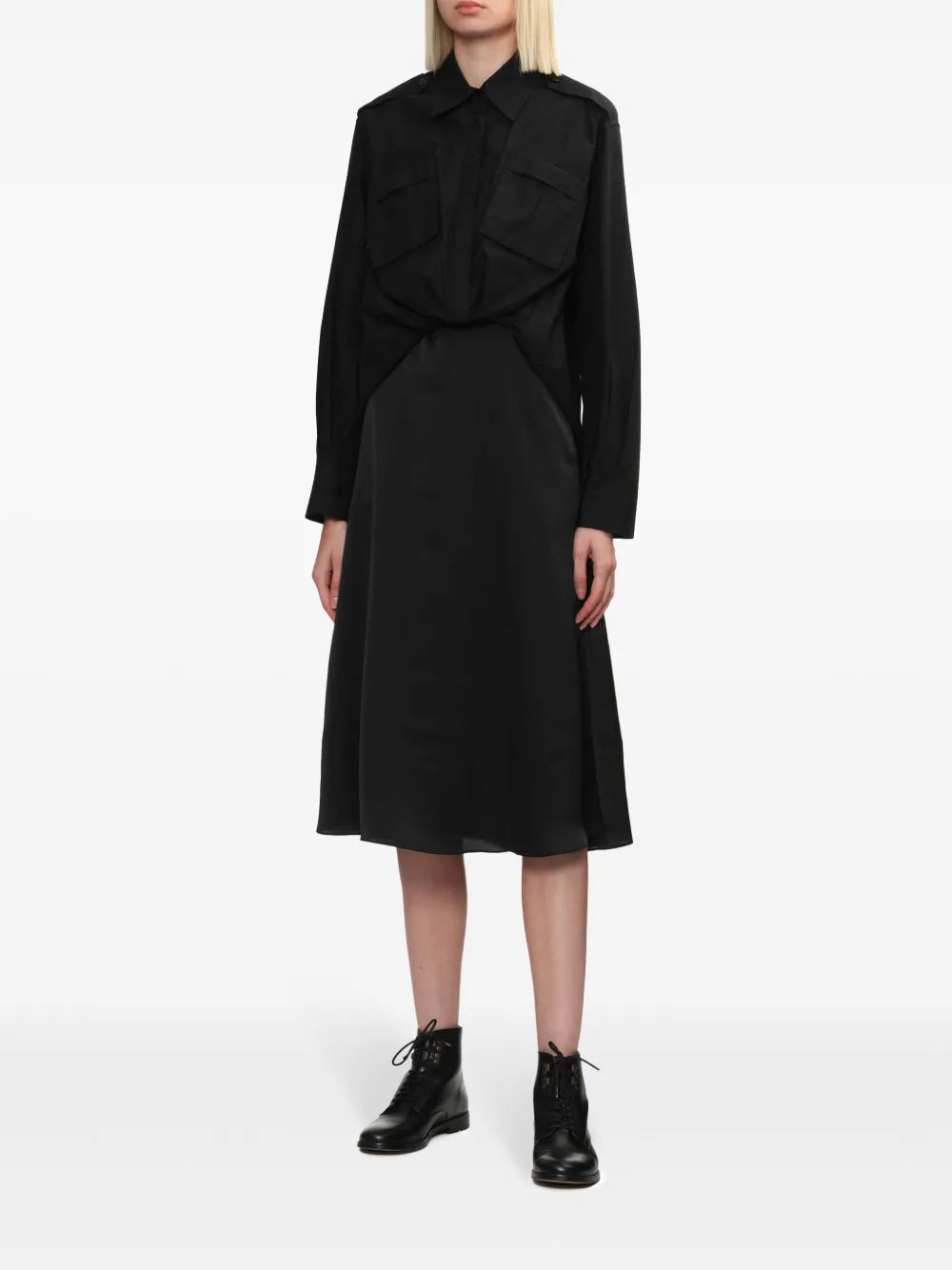 31 Phillip Lim Draped Shirt Dress