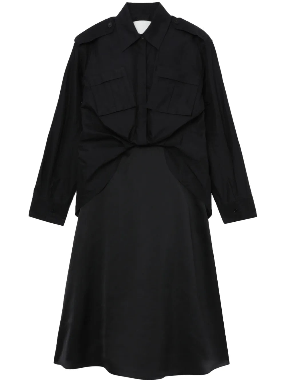 31 Phillip Lim Draped Shirt Dress