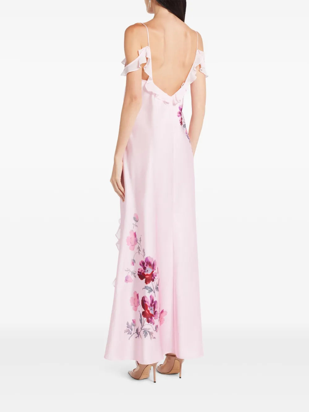 Loveshackfancy Cold Shoulder Maxi Dress