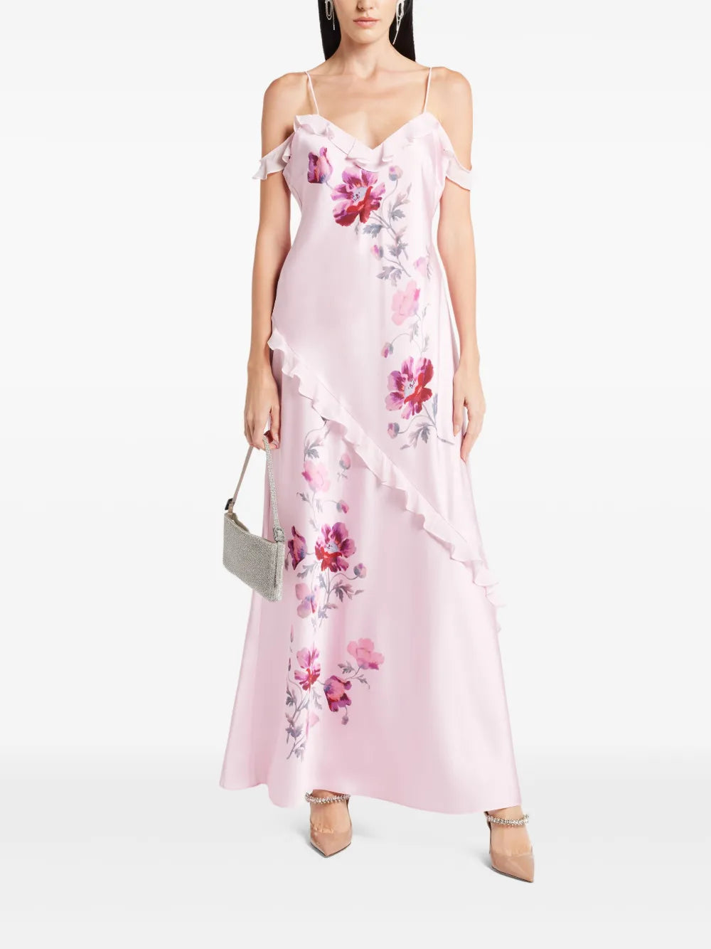 Loveshackfancy Cold Shoulder Maxi Dress