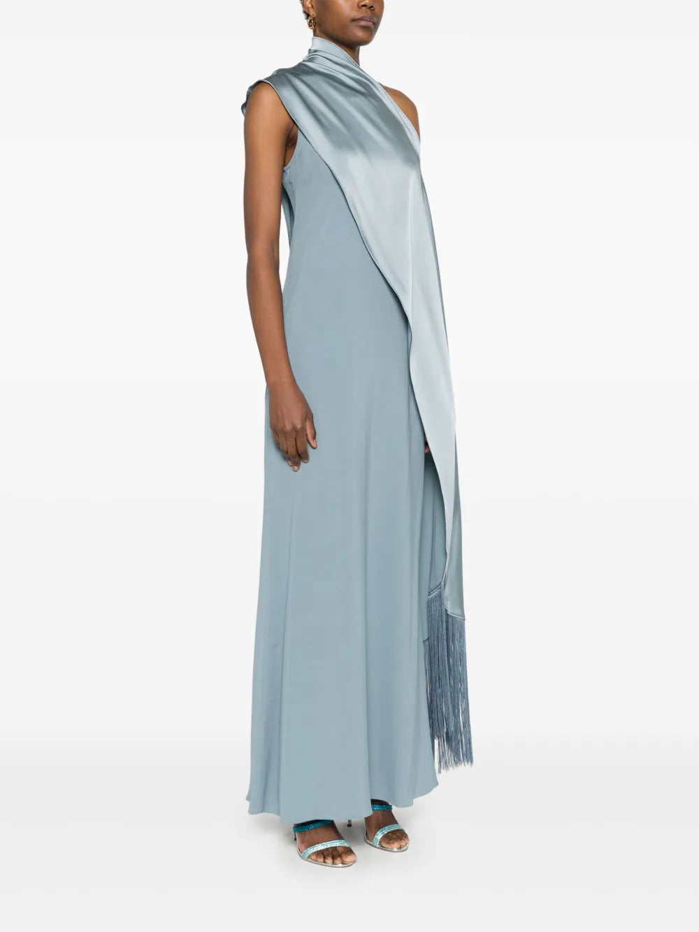 Taller Marmo Fringed Maxi Dress