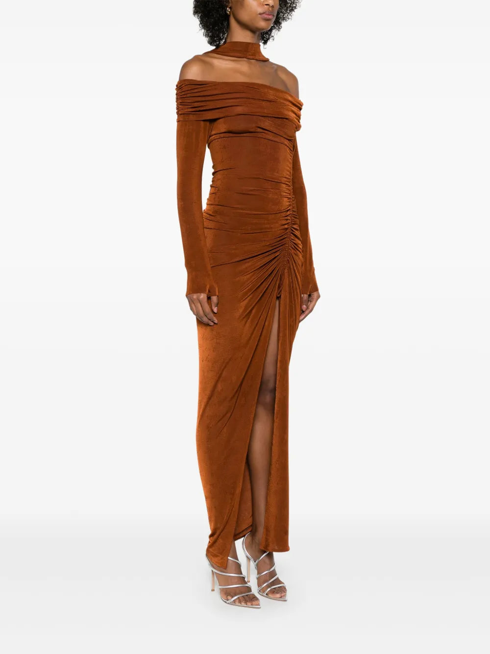 Atu Body Couture Off Shoulder Maxi Dress