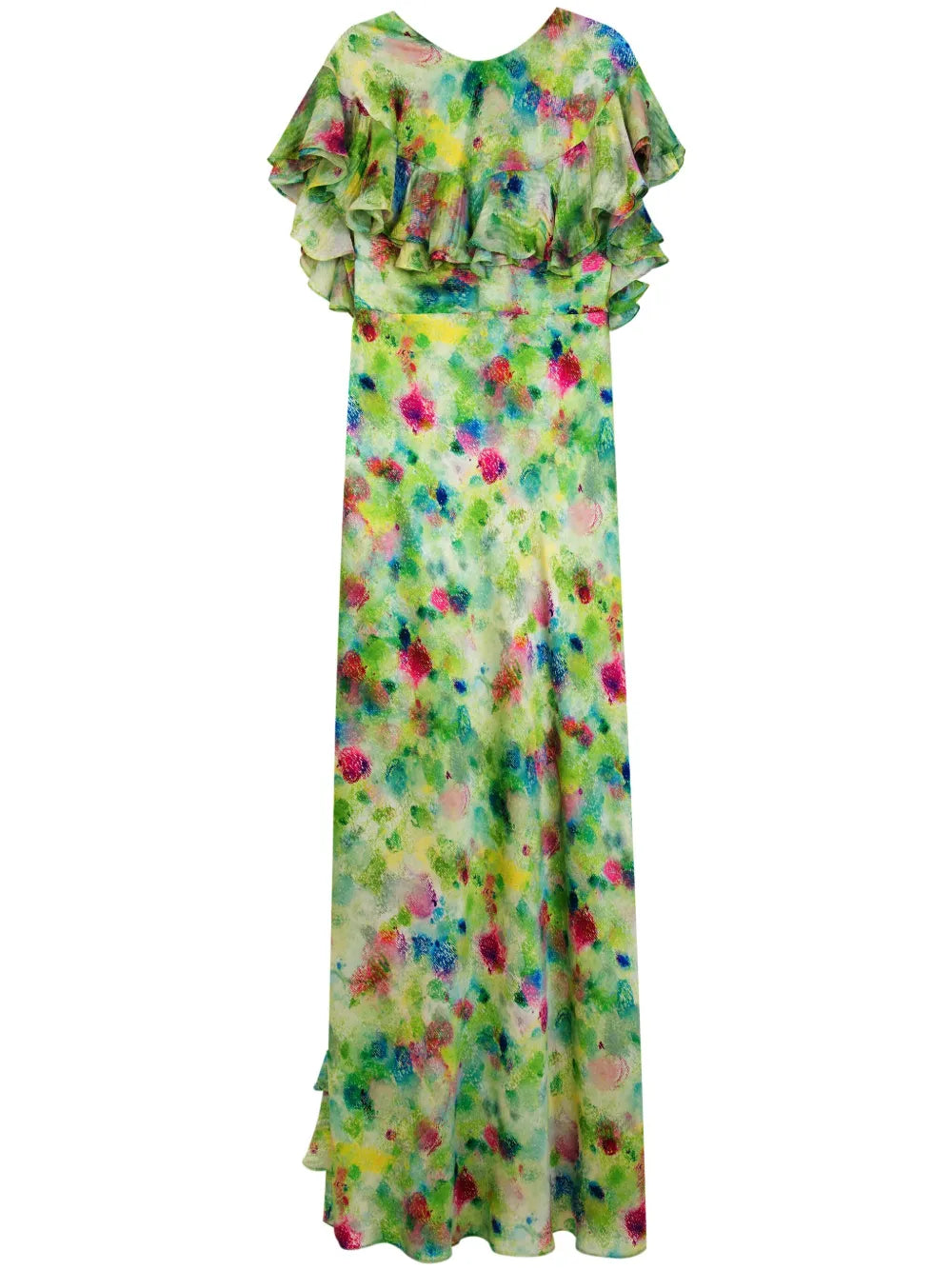 Isolda Peacock Maxi Dress