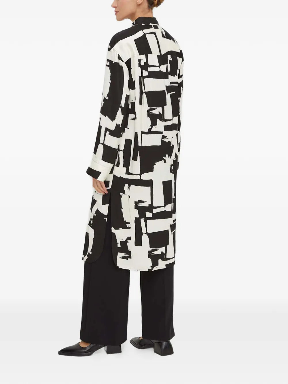 Day Birger Et Mikkelsen Abstract Print Midi Shirt Dress