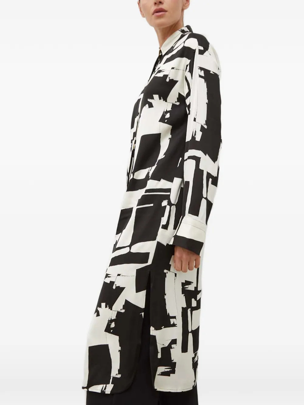 Day Birger Et Mikkelsen Abstract Print Midi Shirt Dress