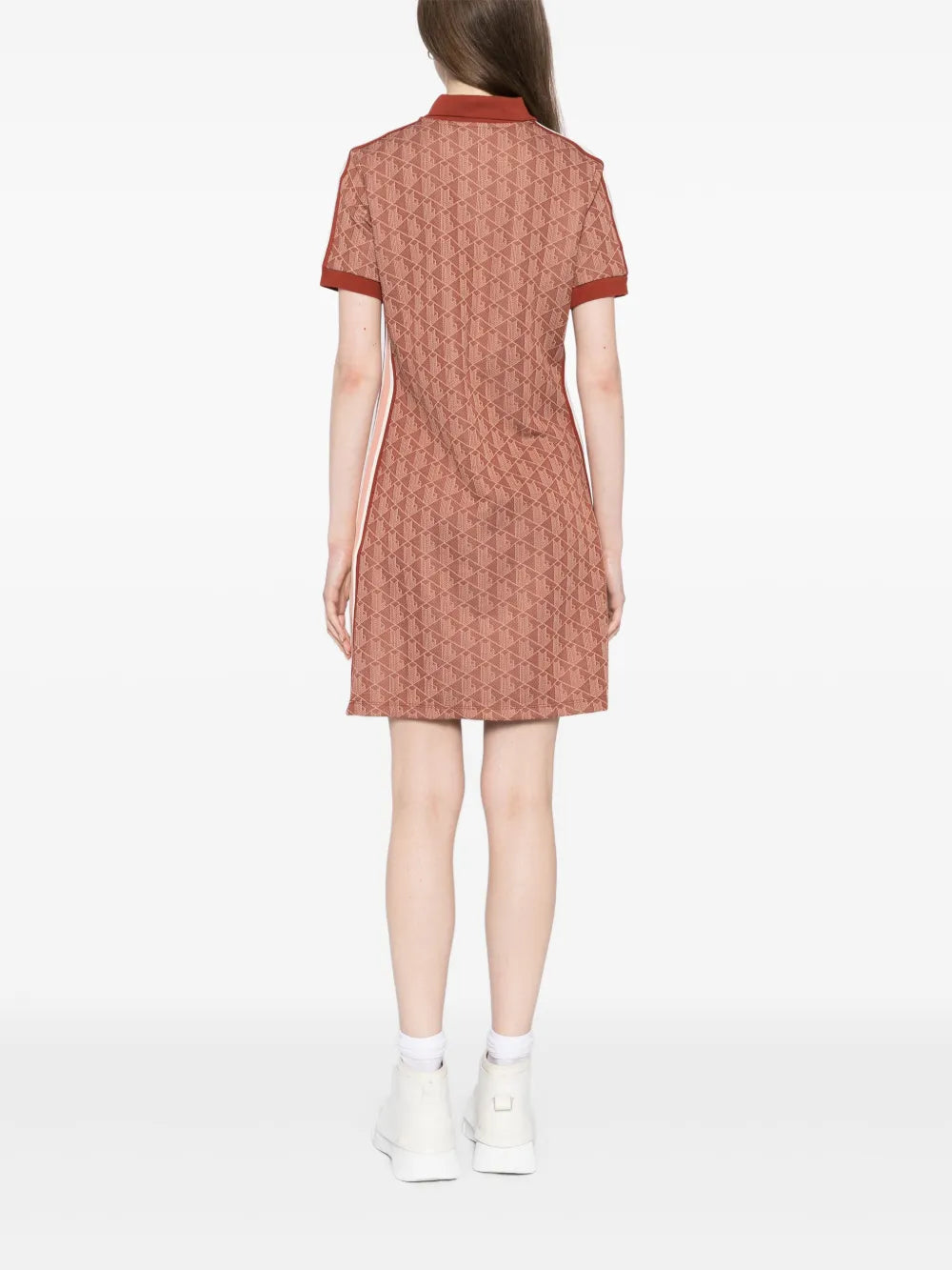 Lacoste Monogram Jacquard Dress