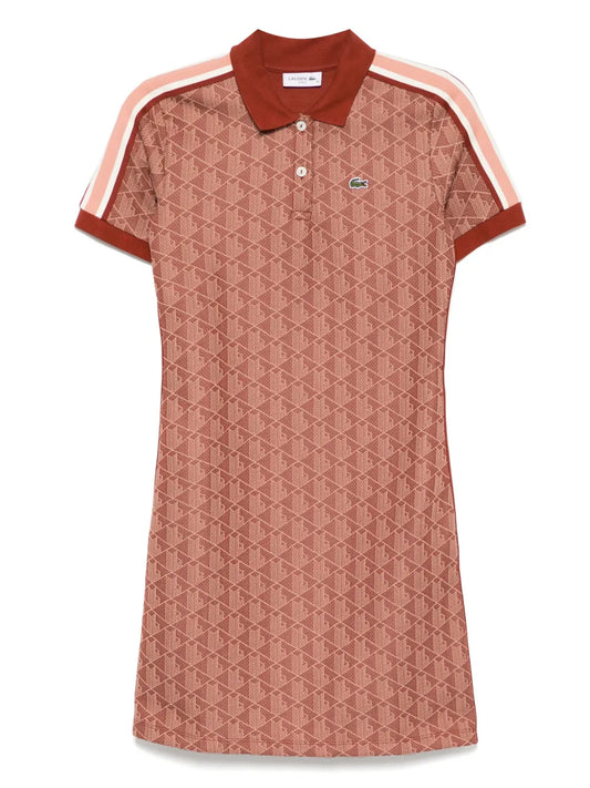 Lacoste Monogram Jacquard Dress