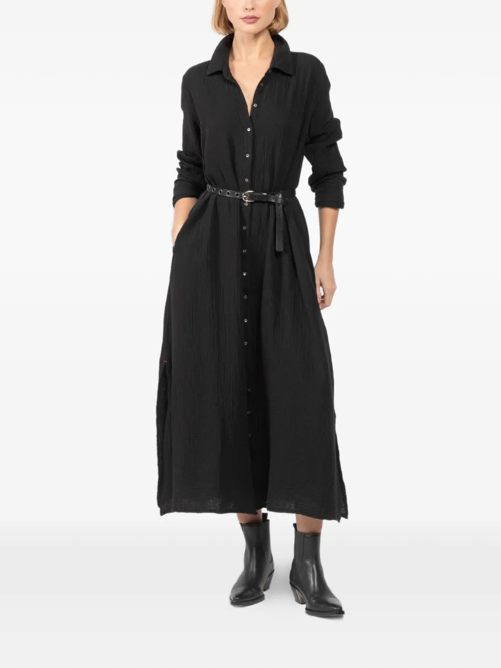 Xirena Buttoned Down Midi Shirt Dress
