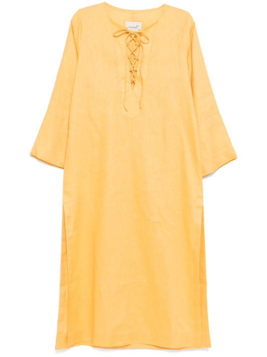 Bambah Linen Tied Dress