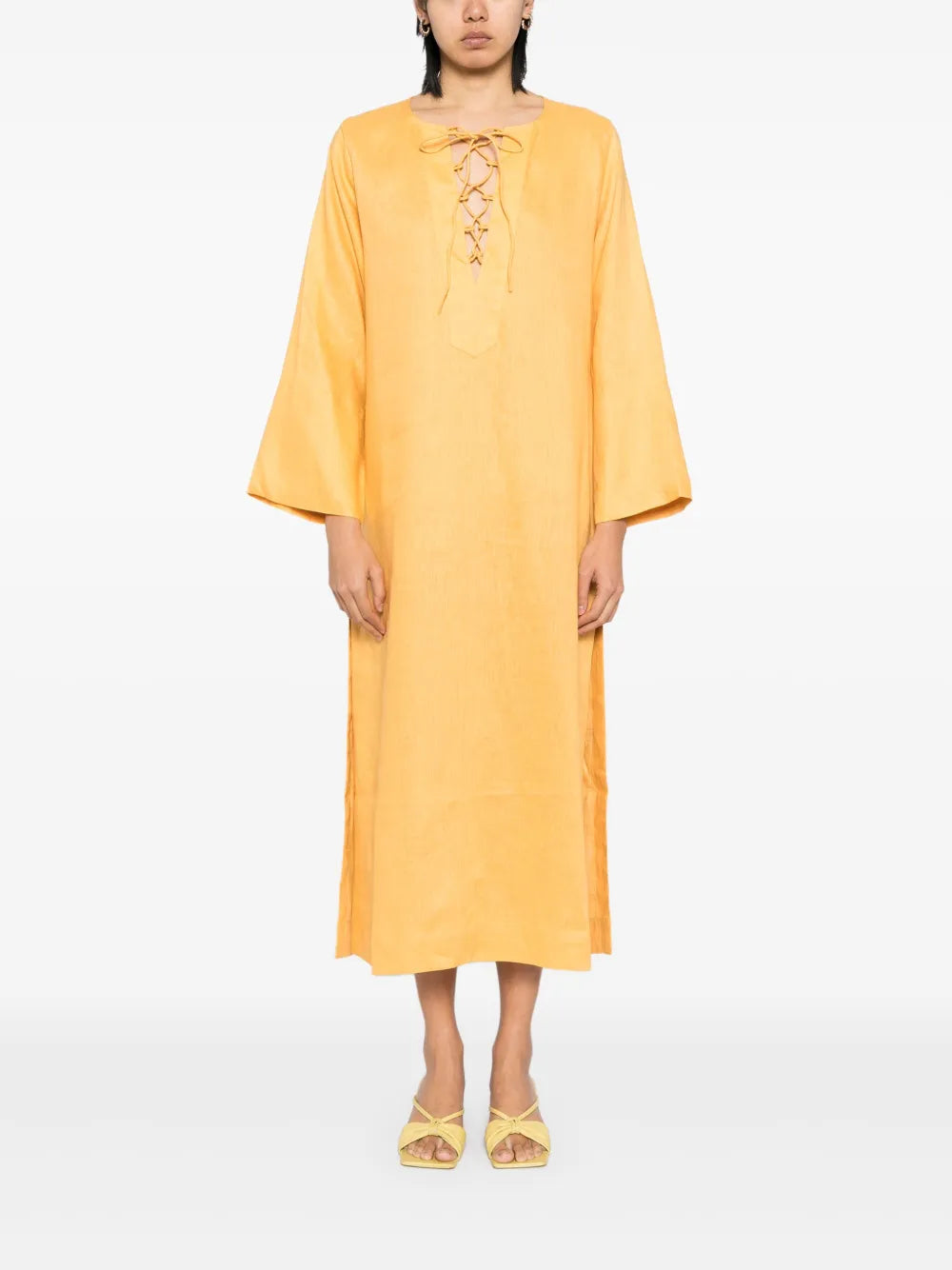 Bambah Linen Tied Dress