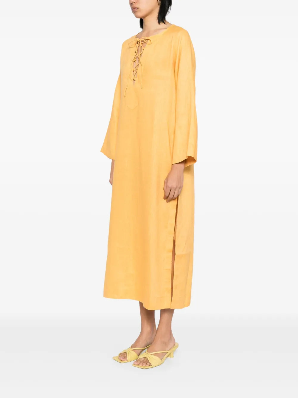 Bambah Linen Tied Dress