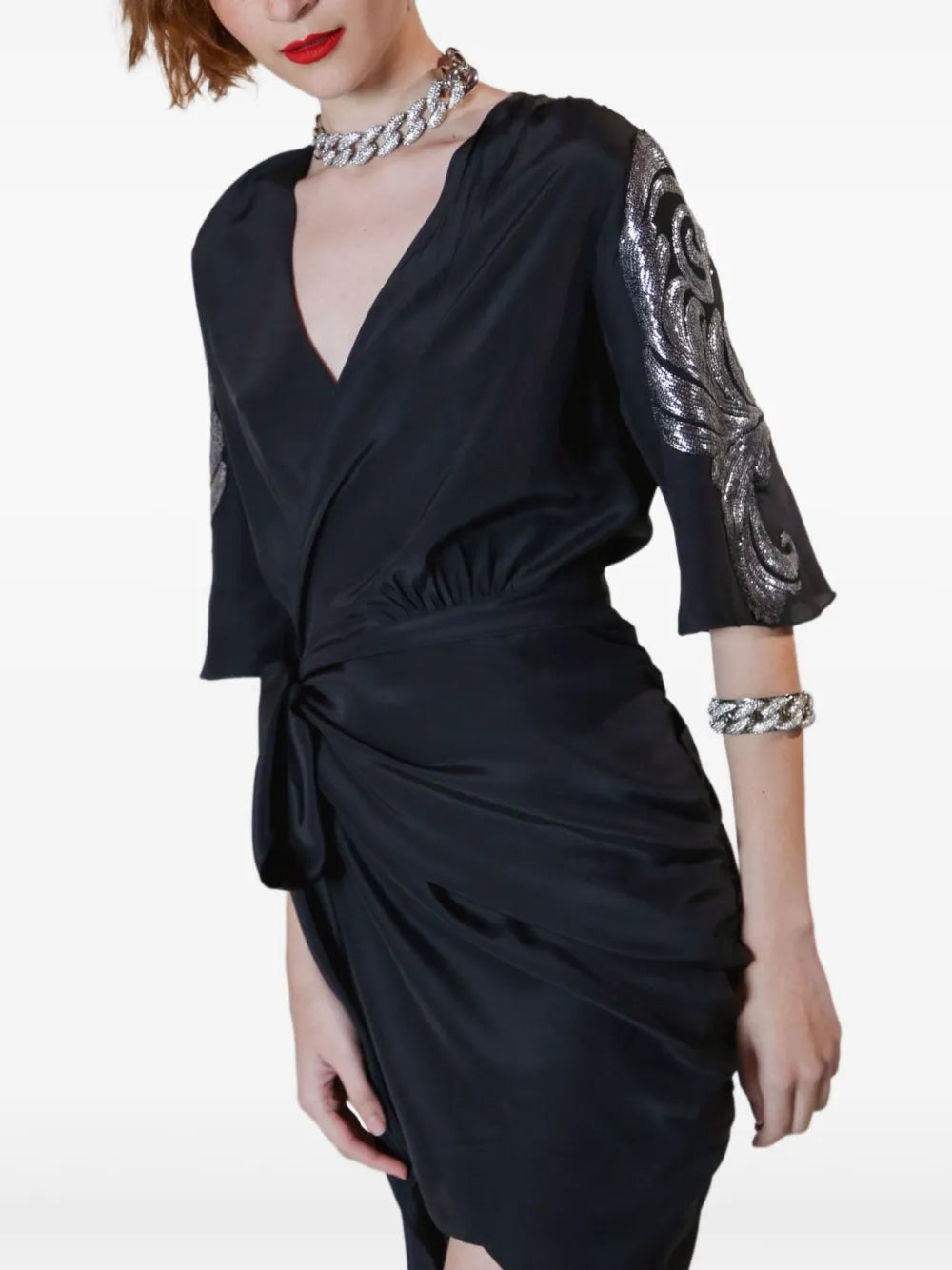 Lethicia Bronstein Pisco Sour Wrap Dress
