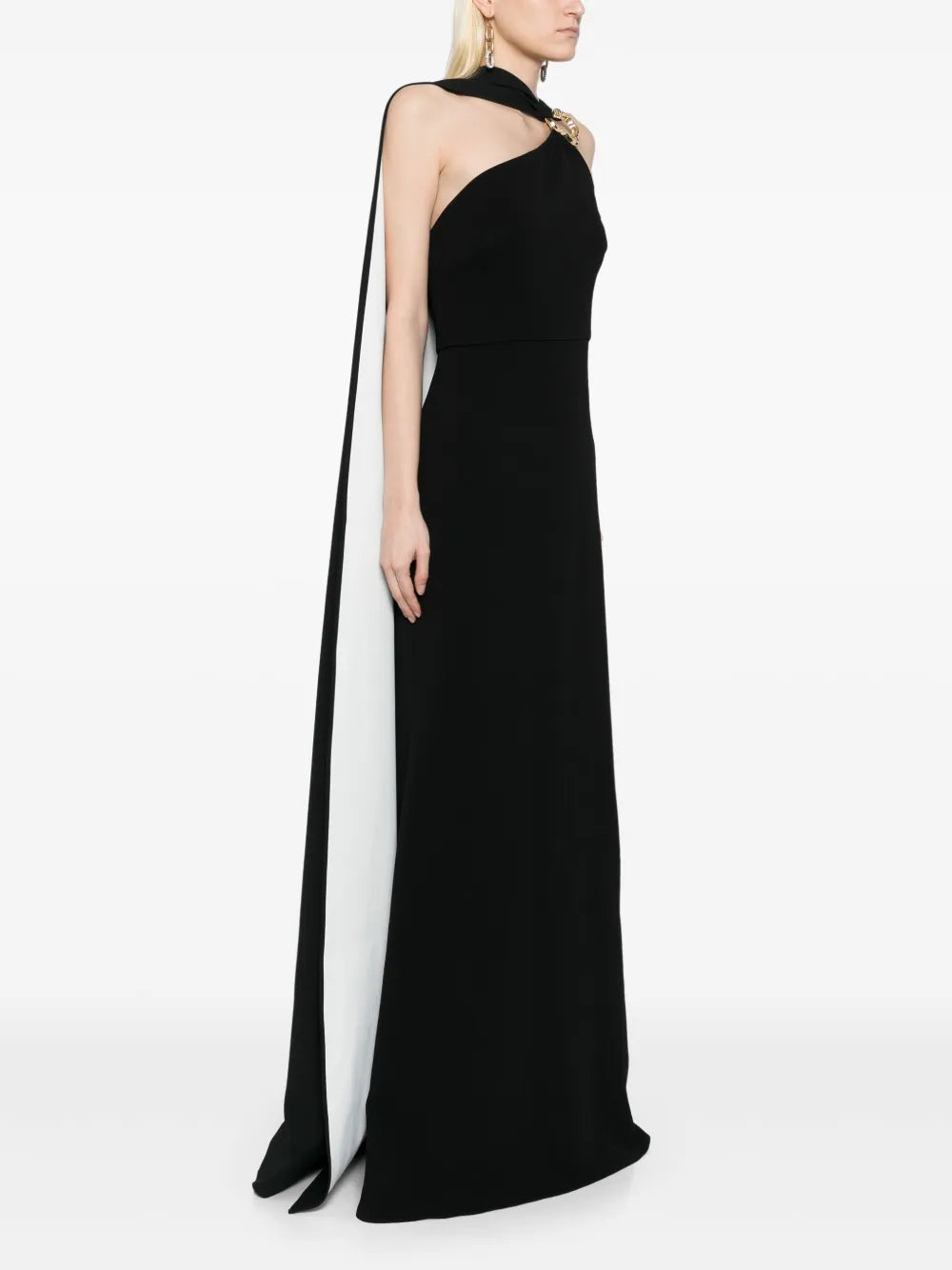 Roland Mouret Asymmetric Embellished Dress