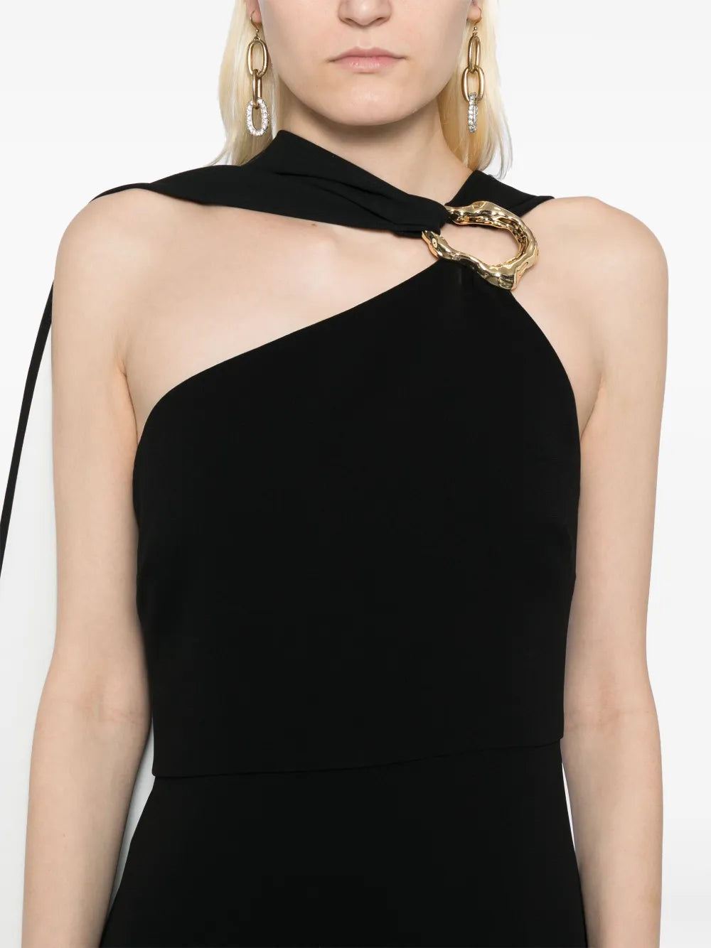 Roland Mouret Asymmetric Embellished Dress