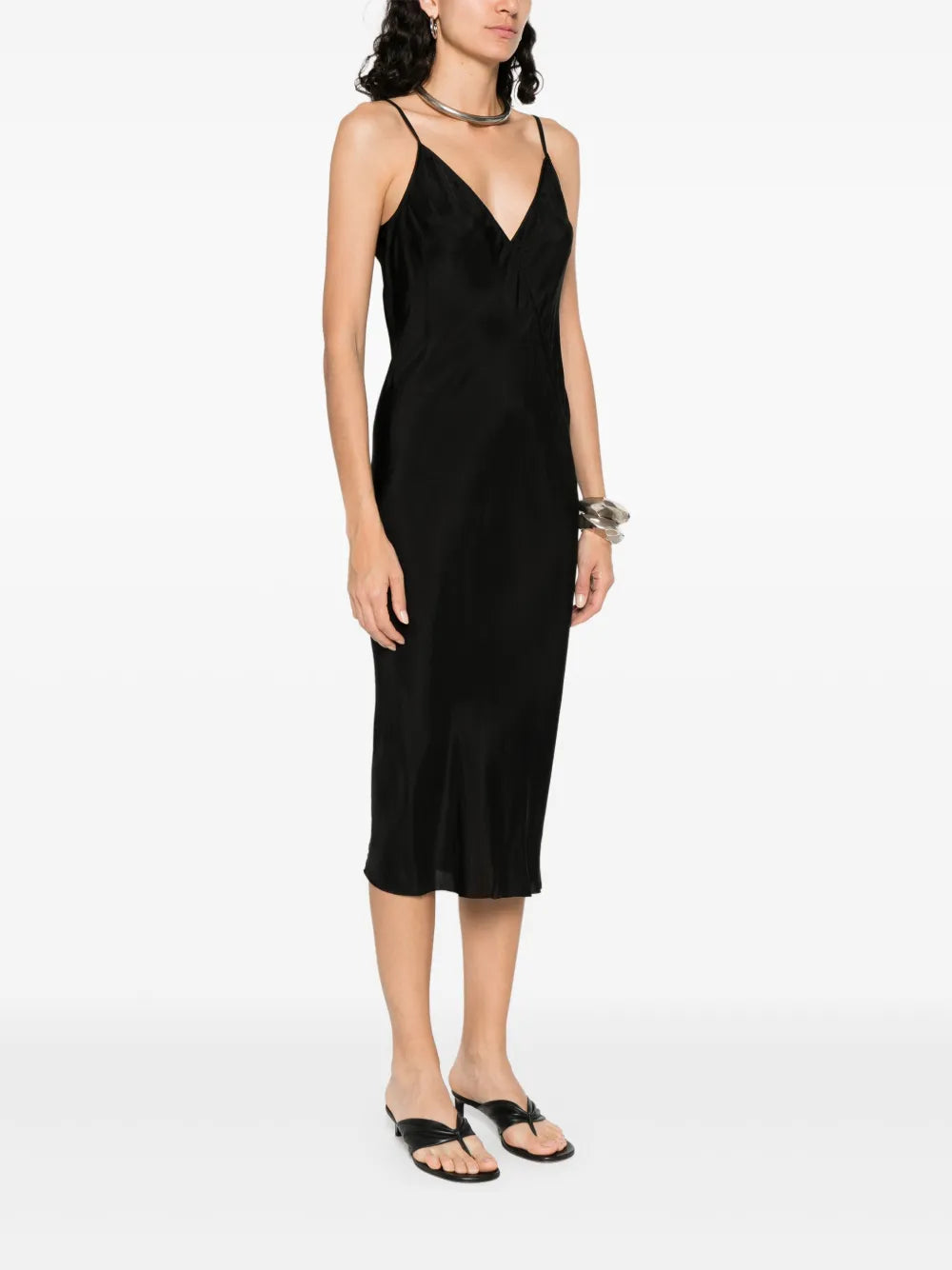 Rick Owens Slip Style Midi Dress
