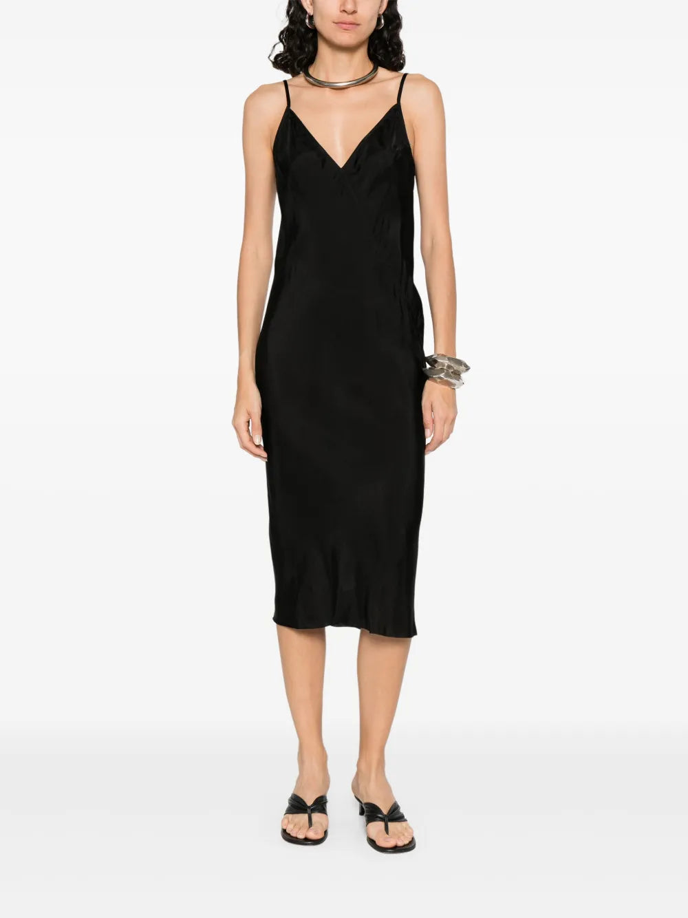 Rick Owens Slip Style Midi Dress