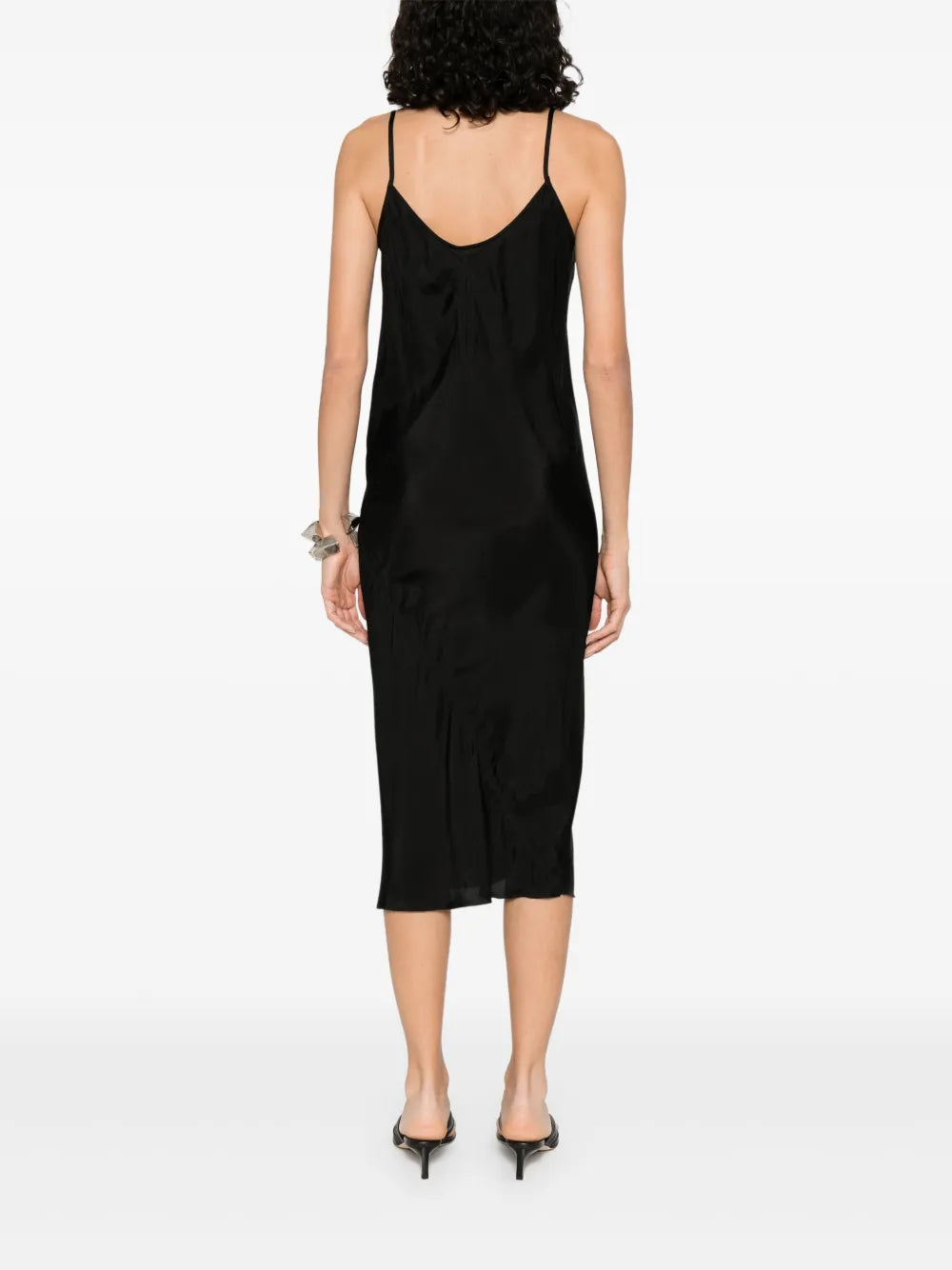 Rick Owens Slip Style Midi Dress