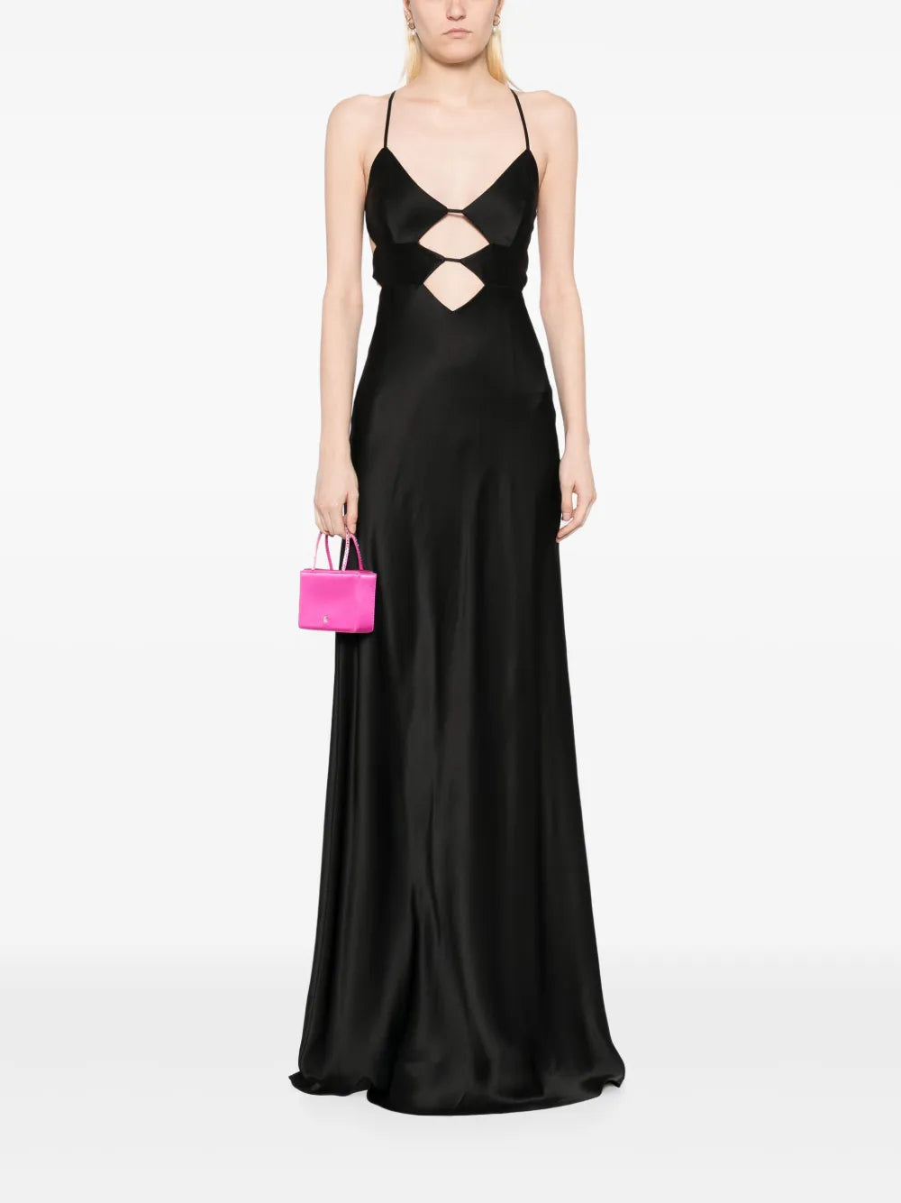 Michelle Mason Cutout Detail Gown