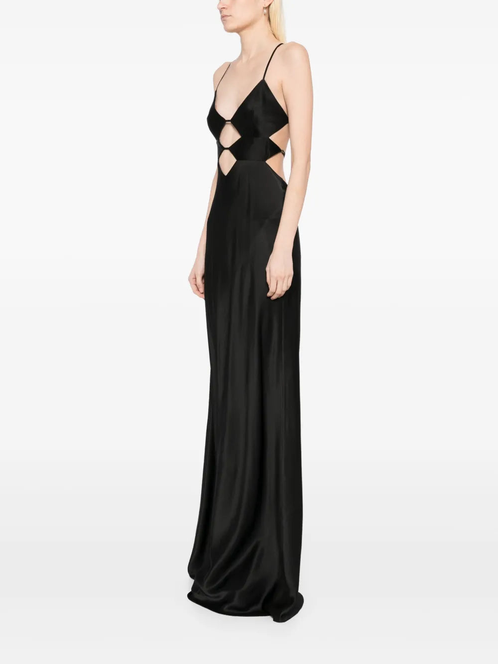 Michelle Mason Cutout Detail Gown