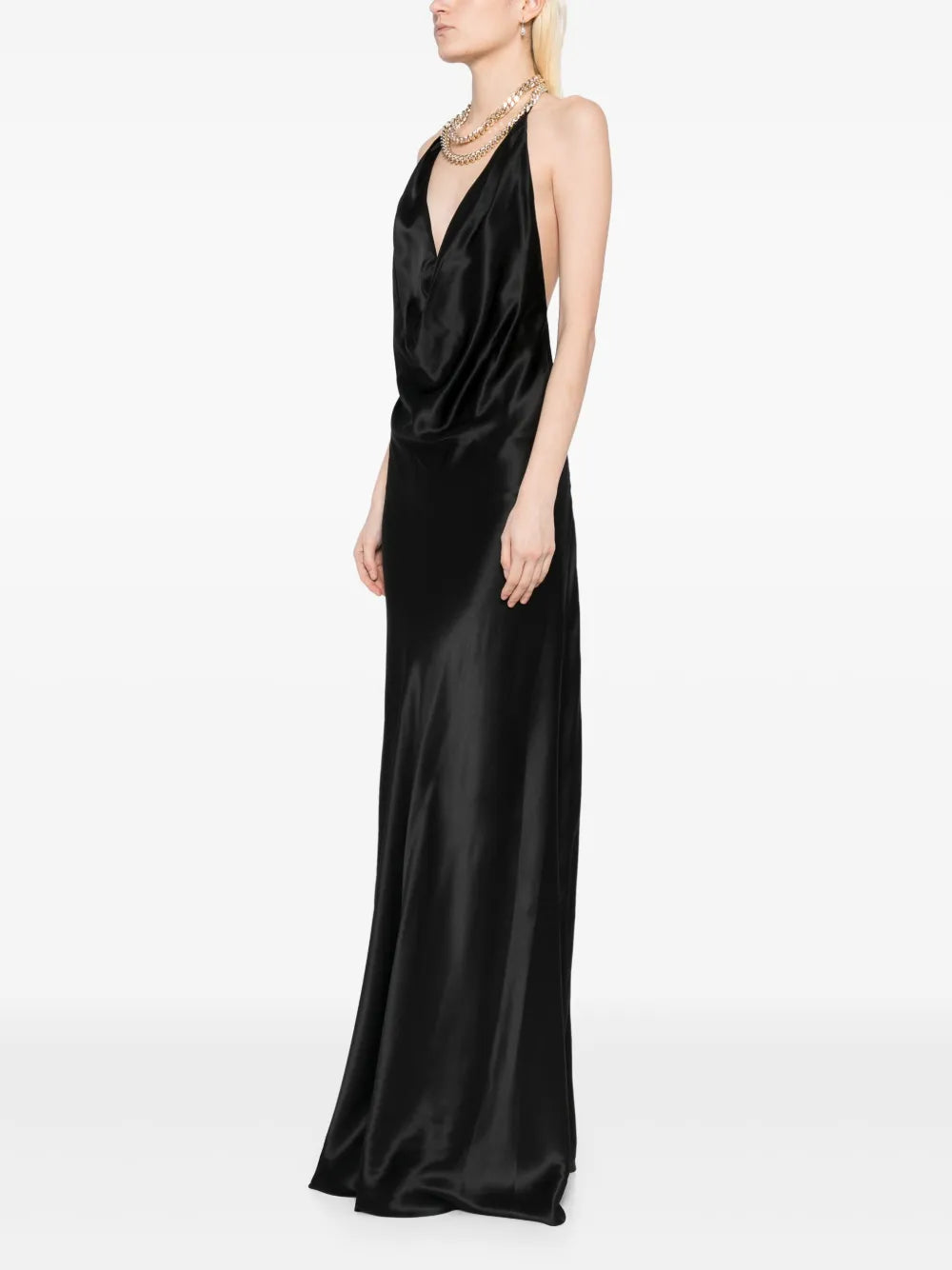 Michelle Mason Halterneck Gown