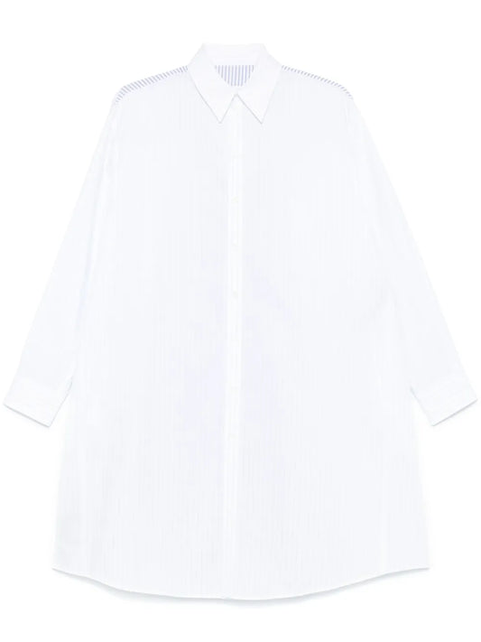 Mm6 Maison Margiela Striped Shirt Dress