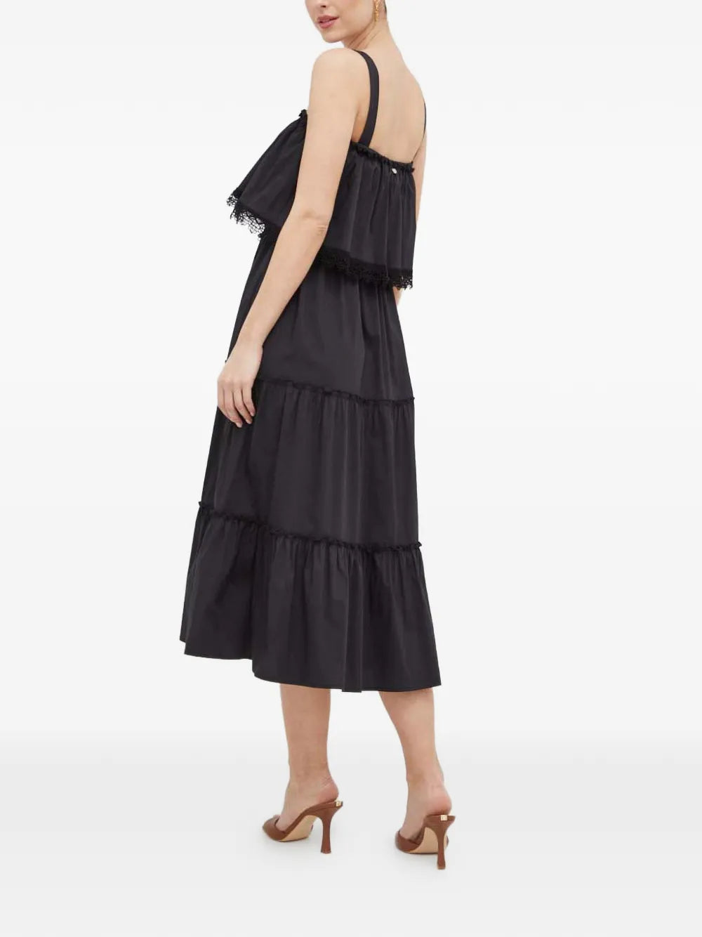 Liu Jo Ruffled Midi Dress
